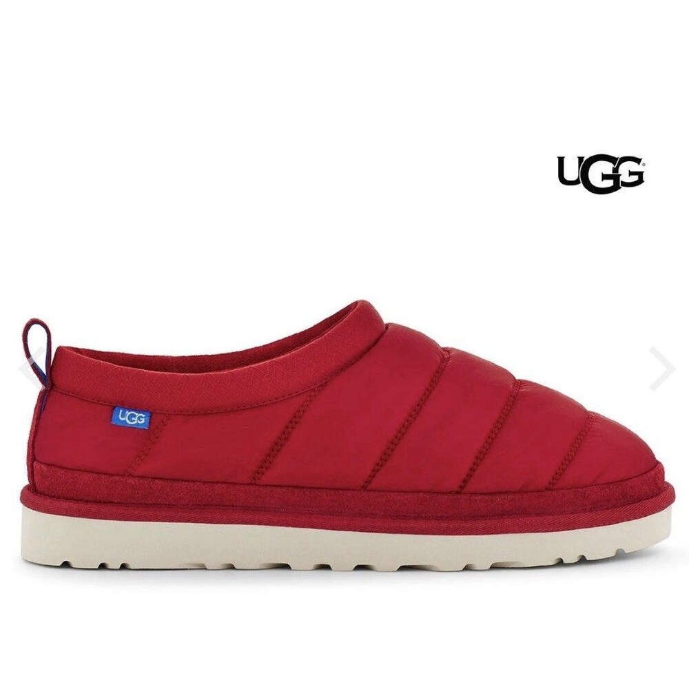 Ugg Tasman LTA Slipper Men Sz 10 Puff In/Outdoor Wool / Lyocell Lined Samba Red